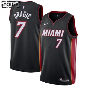 Camiseta Niños NBA Miami Heat Goran Dragic 7 2020-21 Nike Icon Edition Swingman